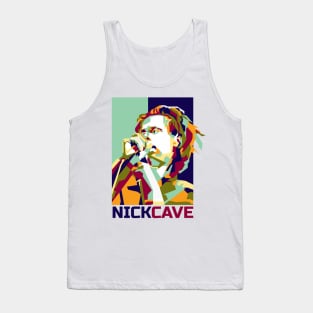 Abstract Nick Cave In WPAP Tank Top